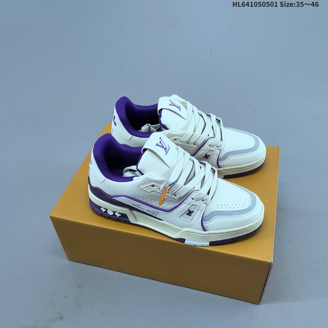 Louis Vuitton Trainer Sneaker Low LV ID Size 46 - foto 13