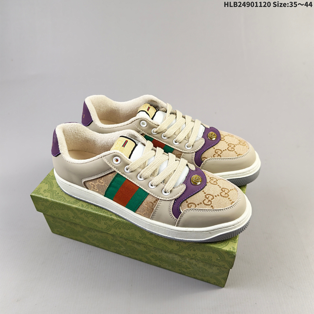 Gucci Gucci Distressed Screener sneaker Gucci HLB24901120 Size:3 - foto 18