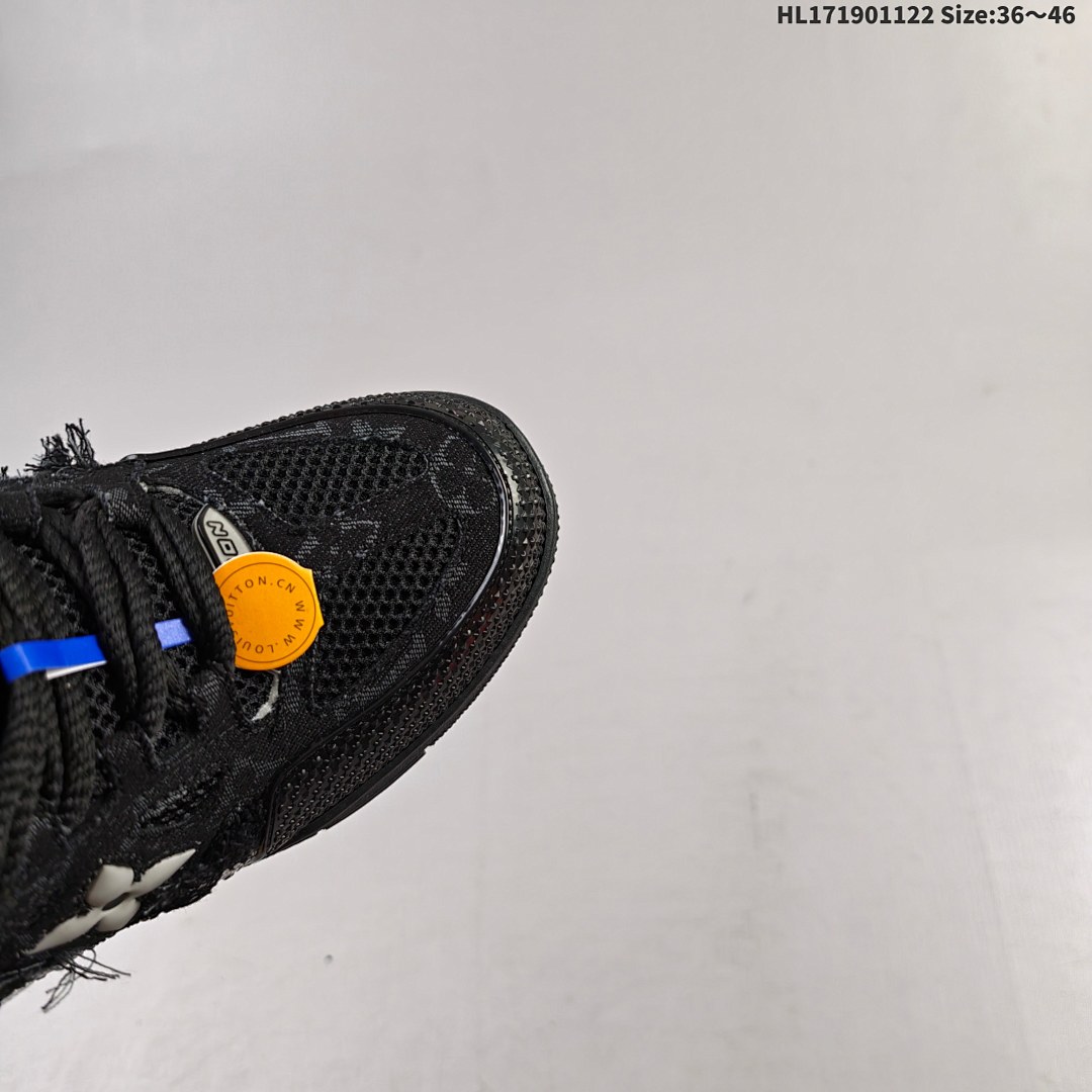 Louis Vuitton Trainer Sneaker Low LV ID HL171901122 Size 46 - foto 4