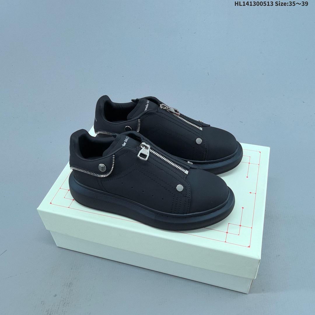 Alexander McQueen · Sole Leather Sneakers HL141300513 Size 39 - foto 2