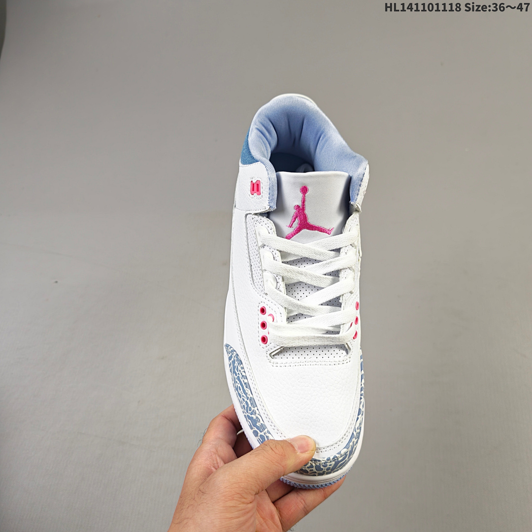 Air Jordan 3 Retro "White And Cobalt Bliss" AJ3 3 aj3 3 - foto 7