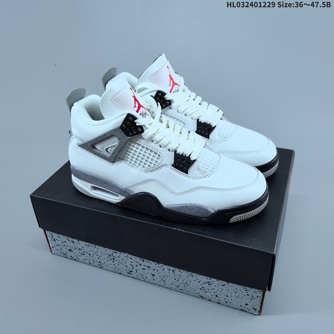 Air Jordan 4 Retro OG "White Cement" AJ4 4 aj4 4
