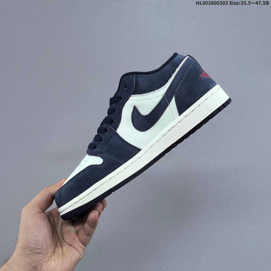 Air Jordan 1 Low "Obsidian Suede" AJ1 1 aj1 1 - foto 4