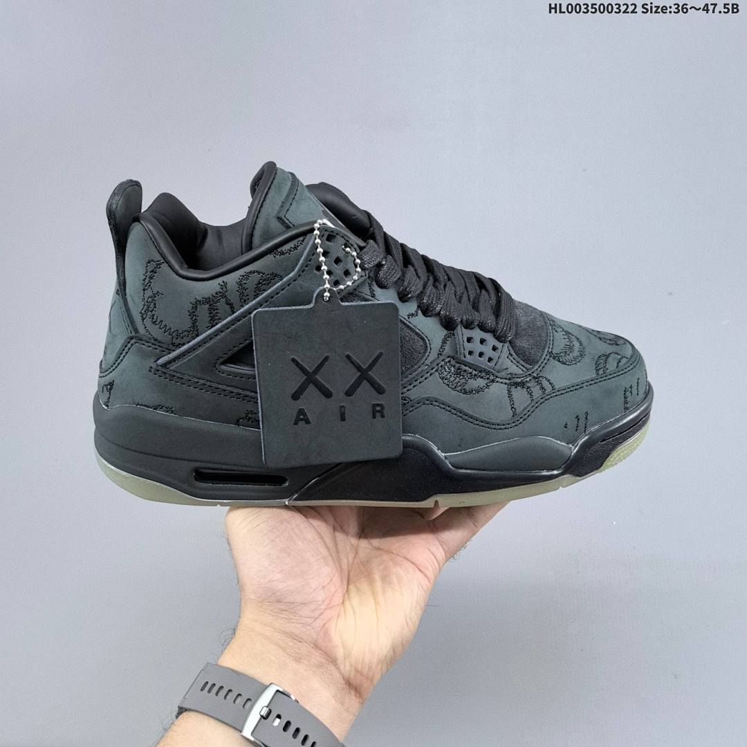 KAWS x Air Jordan 4 Retro "Kaws Black" AJ4 4 aj4 4 - foto 2