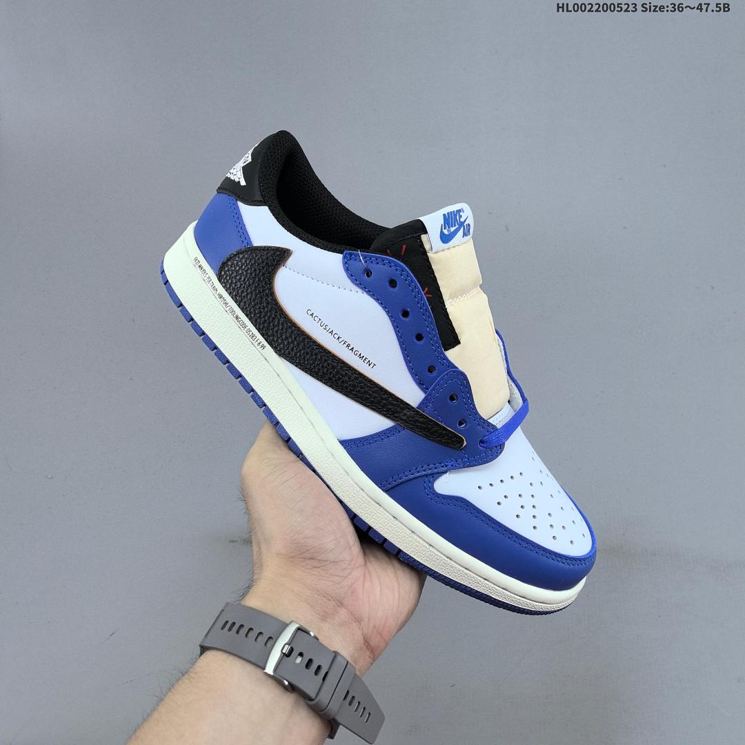 Travis Scott x Fragment Design x Air Jordan 1 Low OG SP AJ1 1 aj1 - foto 3