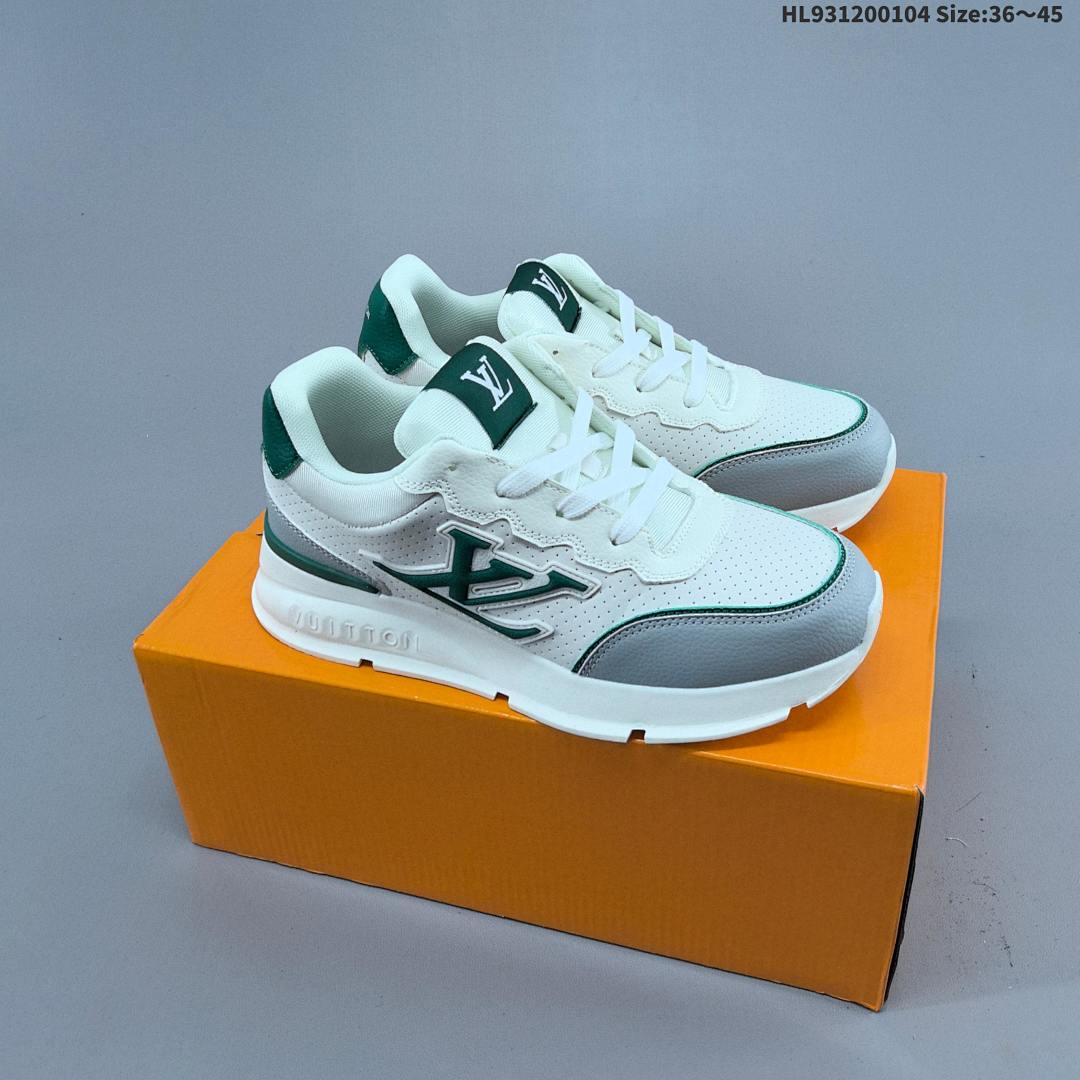 Louis Vuitton Trainer Sneaker Low LV ID Size 45 - foto 6