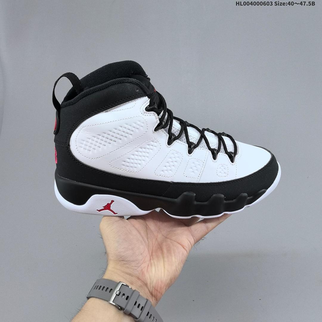 Air Jordan 9 Retro "White Black Red" AJ9 9 aj9 9 - foto 2