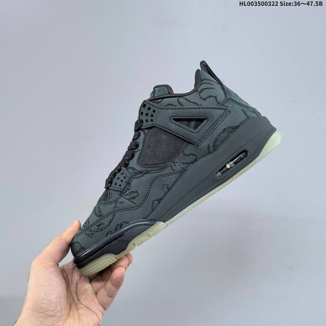 KAWS x Air Jordan 4 Retro "Kaws Black" AJ4 4 aj4 4 - foto 4