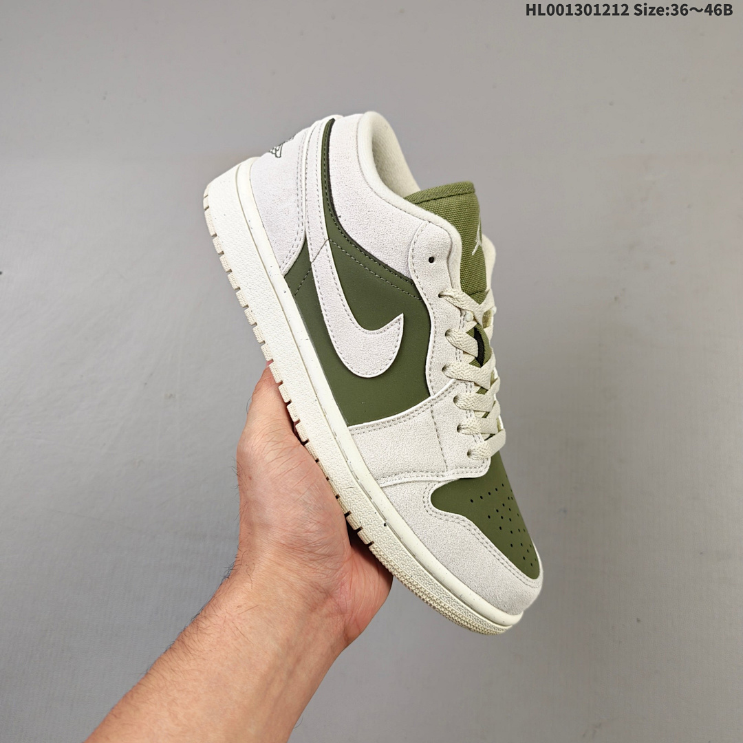 Air Jordan 1 Low "Medium Olive" AJ1 1 aj1 1 - foto 8