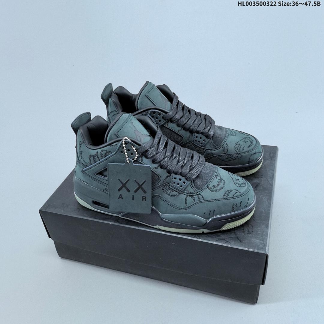 KAWS x Air Jordan 4 Retro "Kaws Black" AJ4 4 aj4 4