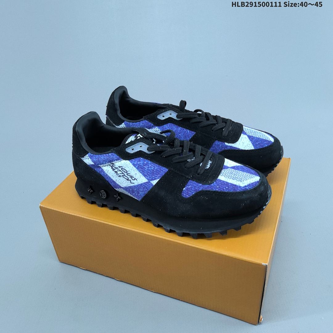 LV LOUIS VUITTON Tilted Suede Low Sneakers - foto 6