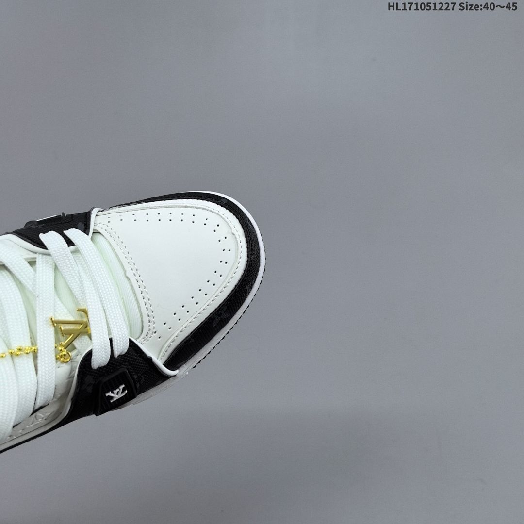 Louis Vuitton Trainer Sneaker Low LV ID Size 45 - foto 3