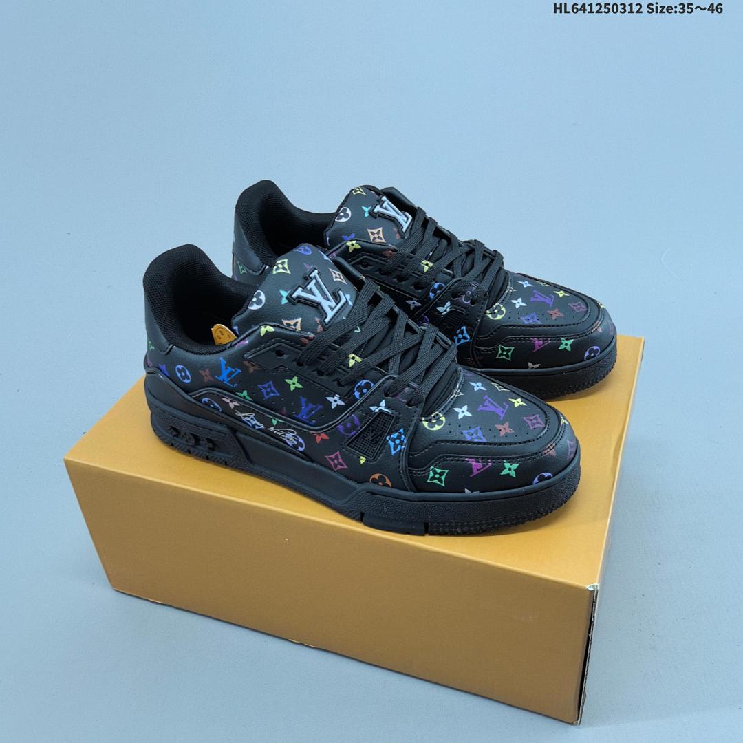 Louis Vuitton Trainer Sneaker Low LV ID Size 46 - foto 2