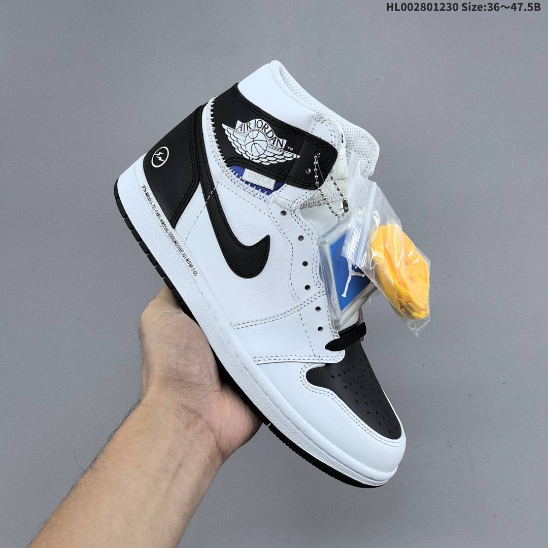 Union LA x Fragment Design x Air Jordan 1 Retro High OG "White Black" AJ - foto 8