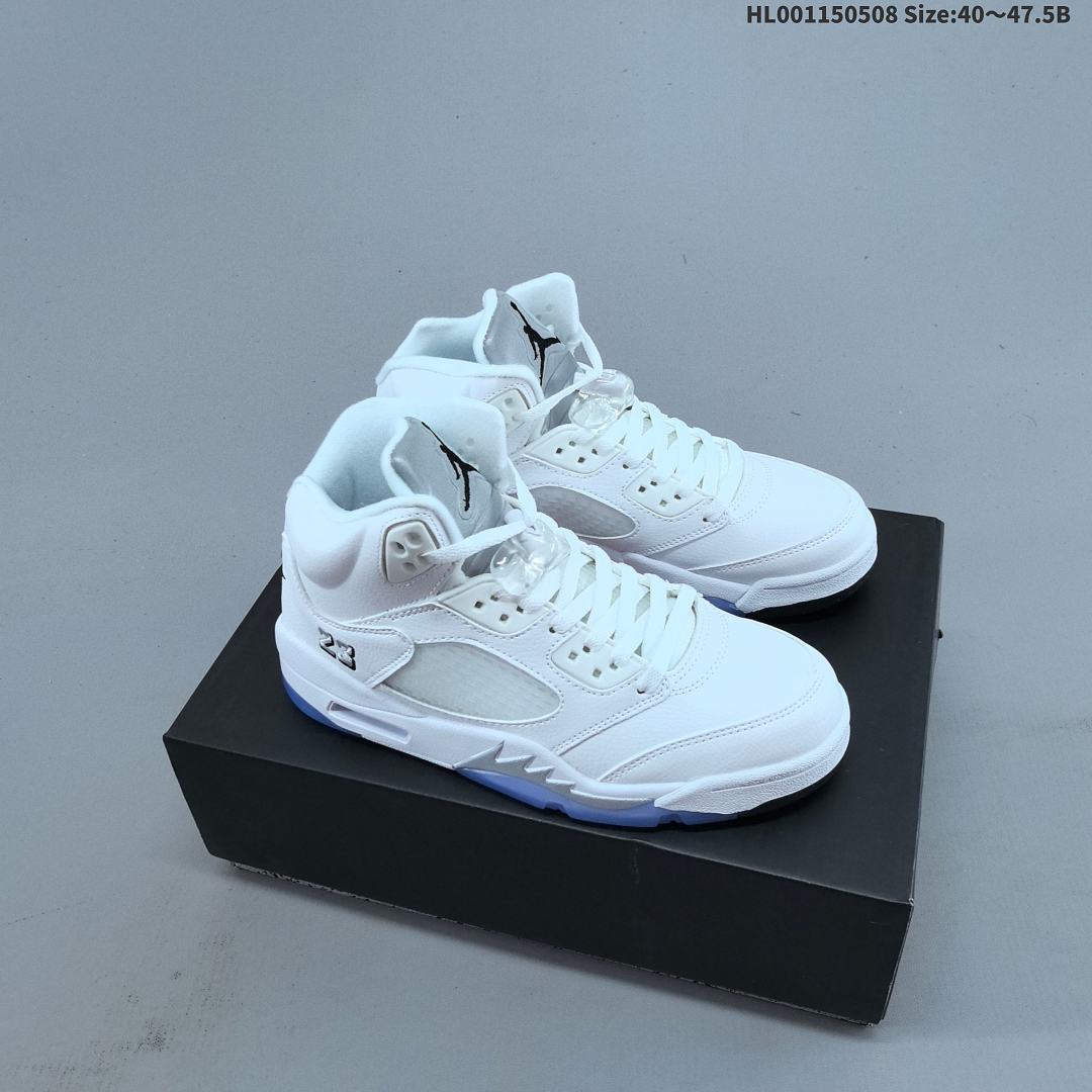 Air Jordan 5 Retro "Metallic White" AJ5 5 aj5 5