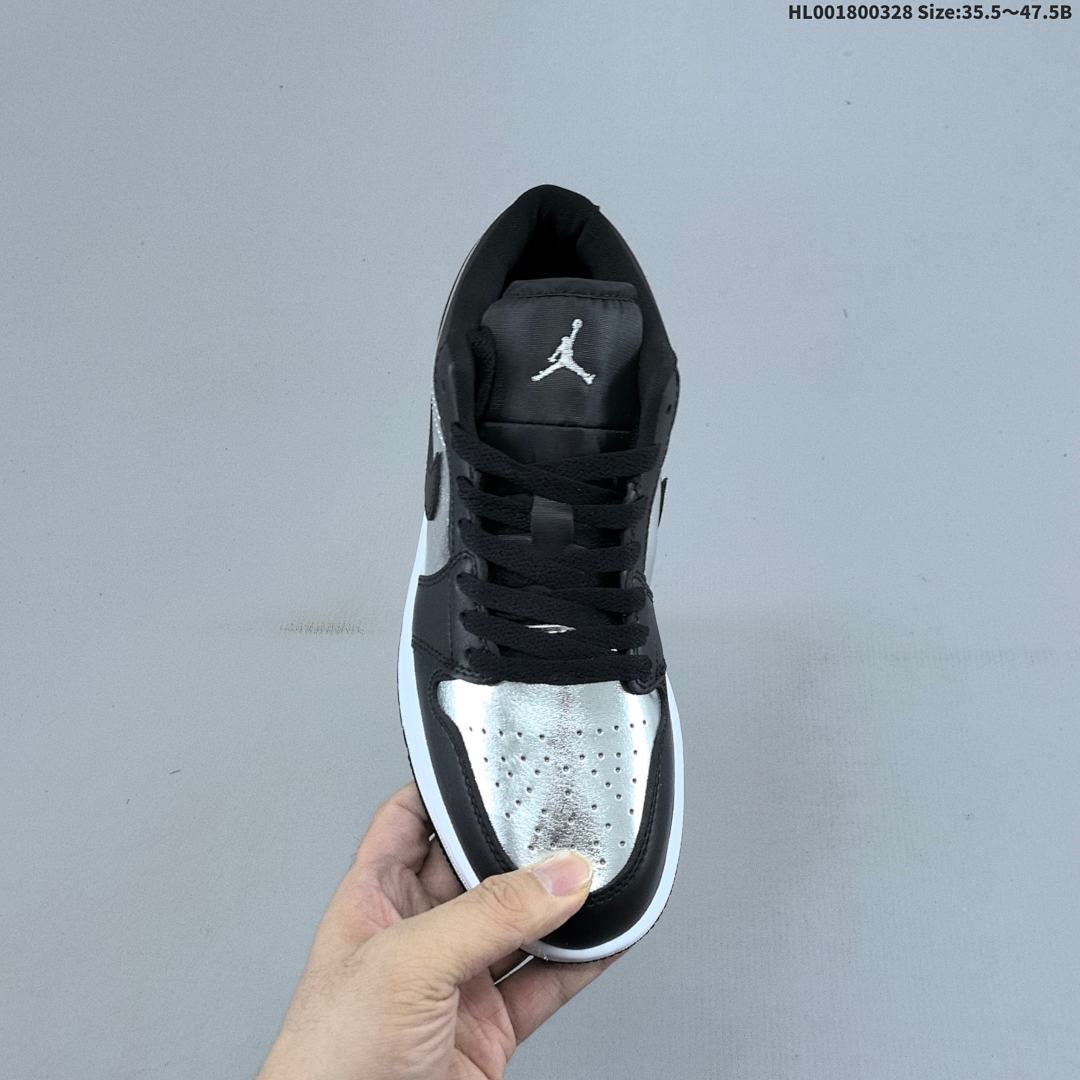Air Jordan 1 Low "Silver Toe" AJ1 1 aj1 1 - foto 5