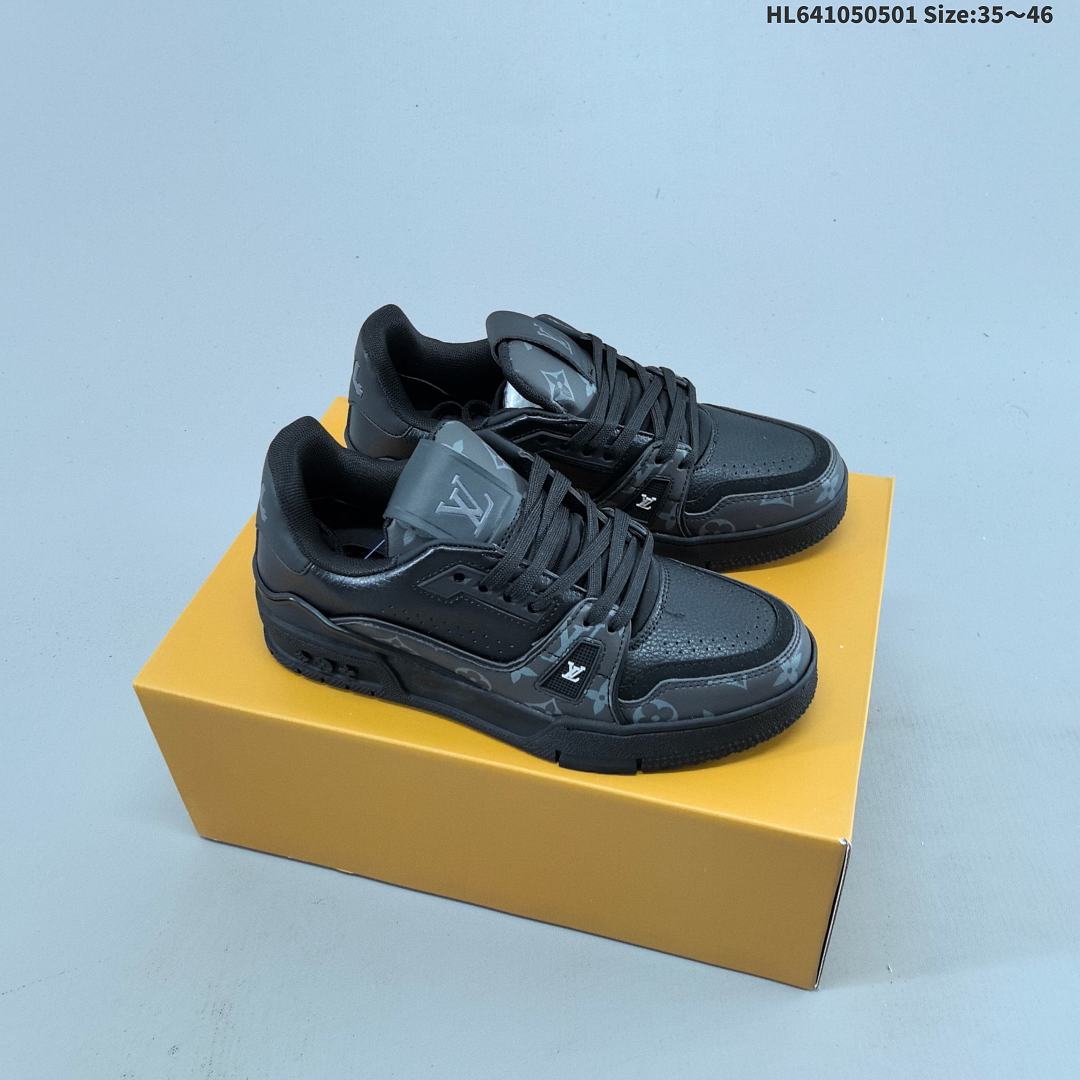 Louis Vuitton Trainer Sneaker Low LV ID Size 46 - foto 18
