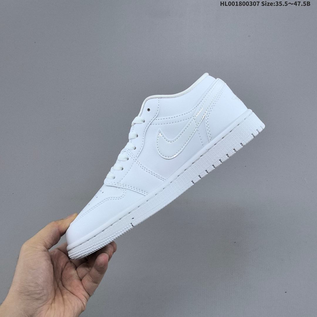Air Jordan 1 Low "Triple White" AJ1 1 aj1 1 - foto 4