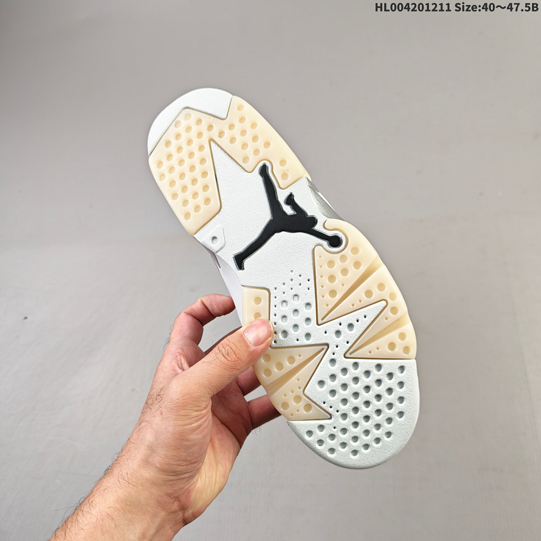 PSG x Air Jordan 6 Retro "Silver Metallic" AJ6 6 aj6 6 - foto 4