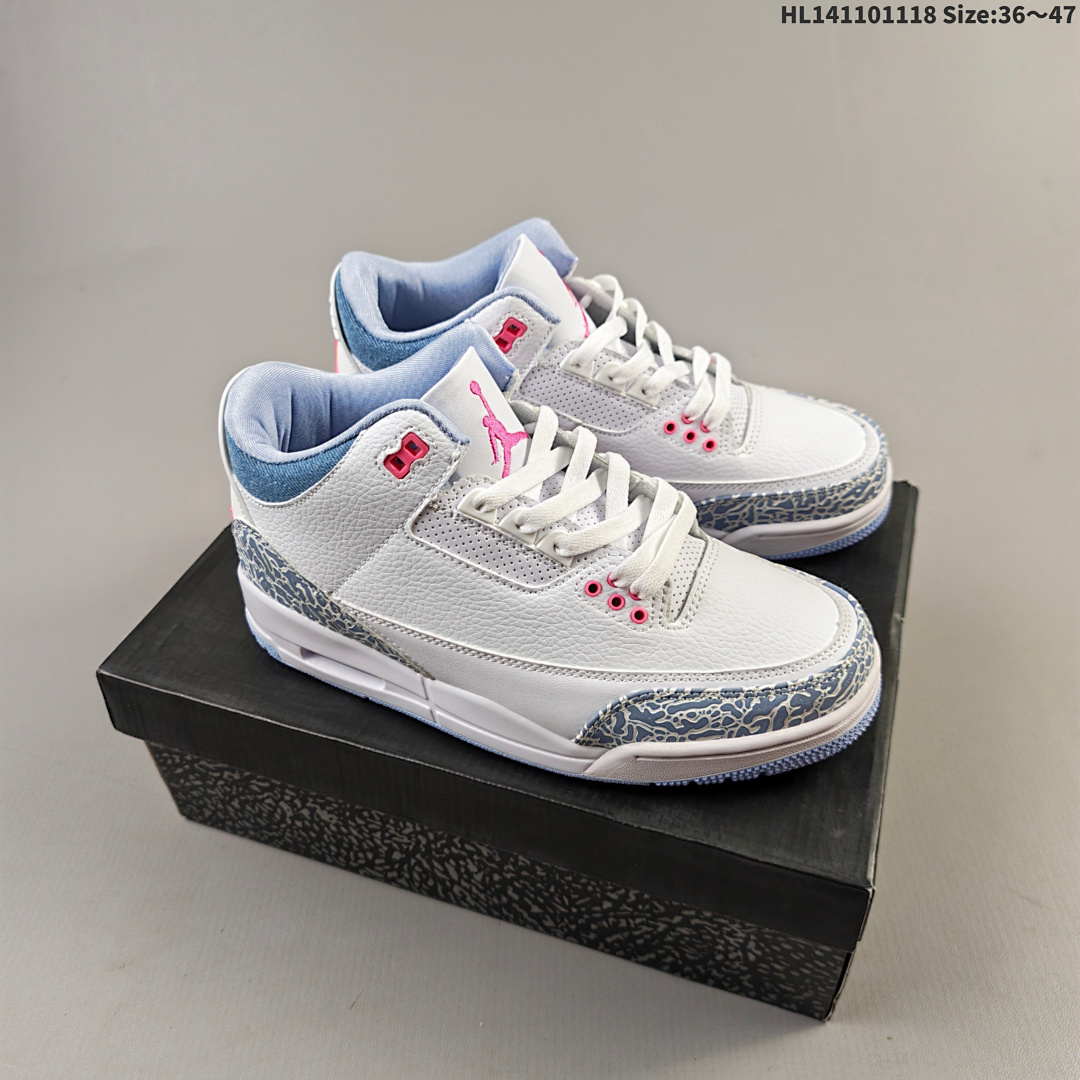 Air Jordan 3 Retro "White And Cobalt Bliss" AJ3 3 aj3 3 - foto 2