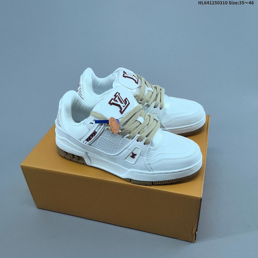 Louis Vuitton Trainer Sneaker Low LV ID Size 46