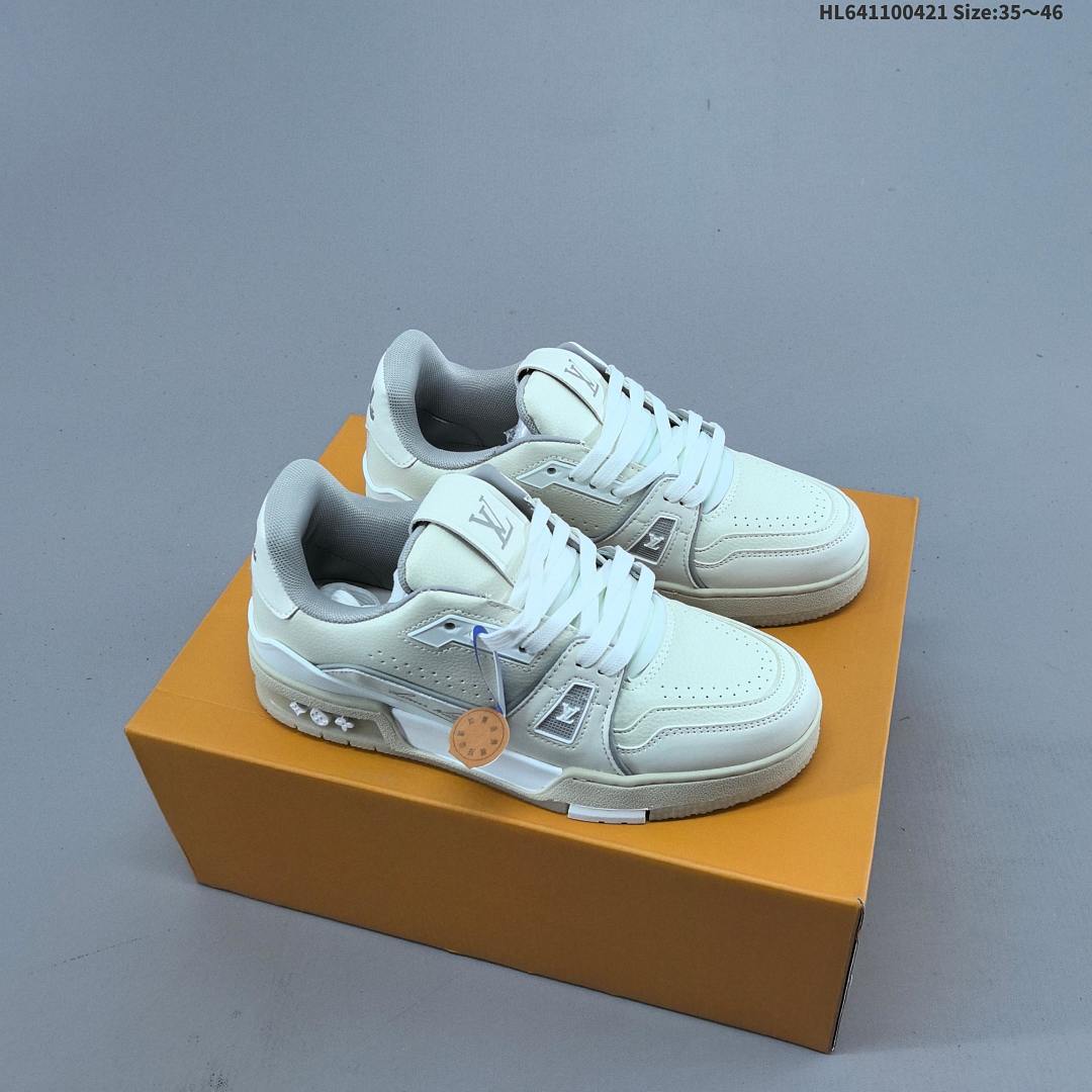 Louis Vuitton Trainer Sneaker Low LV ID Size 46