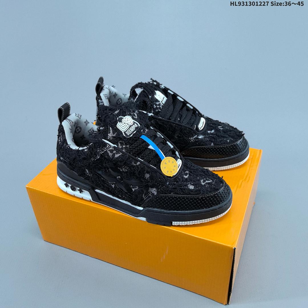 Louis Vuitton Trainer Sneaker Low LV ID Size 45 - foto 2