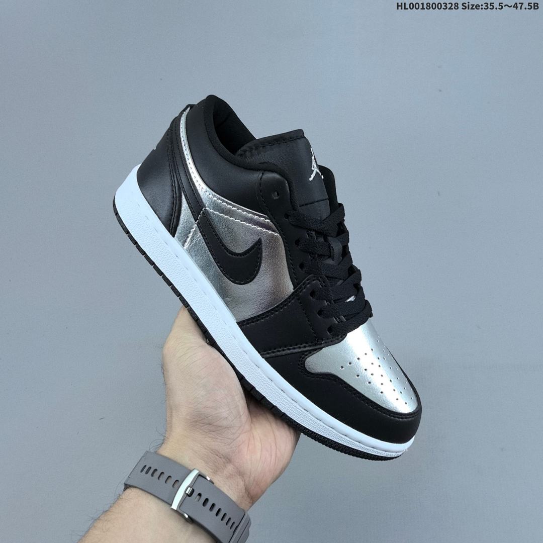 Air Jordan 1 Low "Silver Toe" AJ1 1 aj1 1 - foto 3