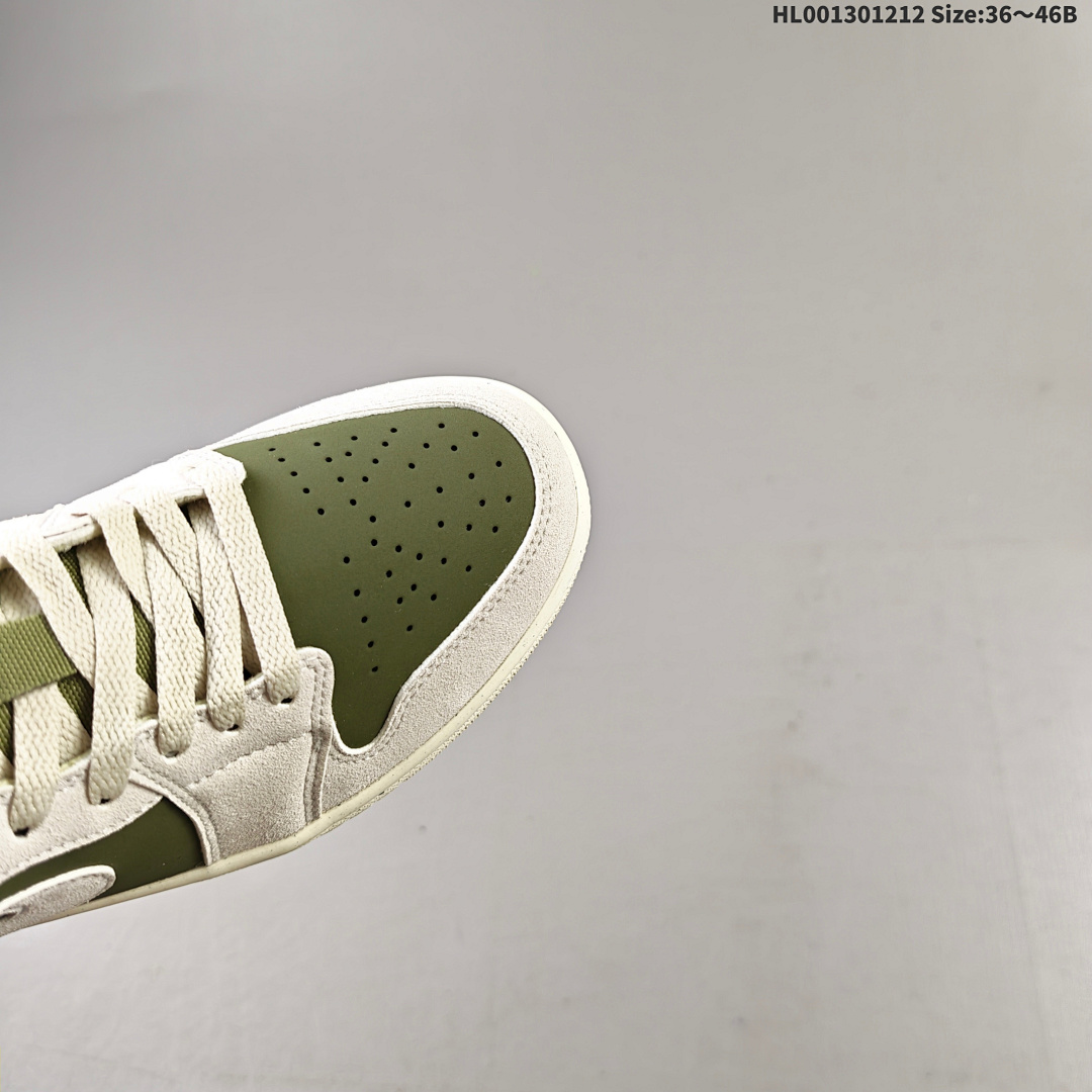 Air Jordan 1 Low "Medium Olive" AJ1 1 aj1 1 - foto 3
