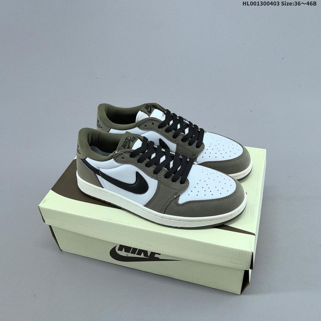 Air Jordan 1 Low OG "Medium Olive" AJ1 1 aj1 1
