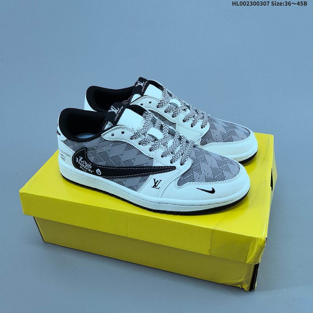 Louis Vuitton x Travis Scott x Air Jordan 1 Low LV x AJ1 AJ1 1 aj1 1 - foto 7