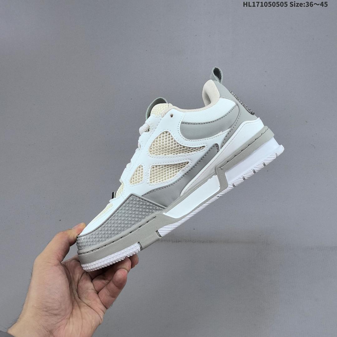 Louis Vuitton Trainer Sneaker Low LV ID Size 45 - foto 4