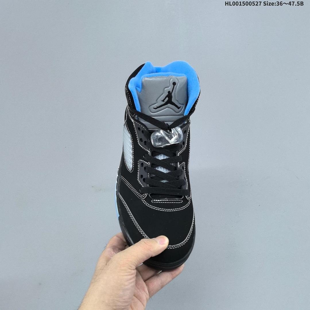 Air Jordan 5 Retro "Black University Blue" AJ5 5 aj5 5 - foto 5