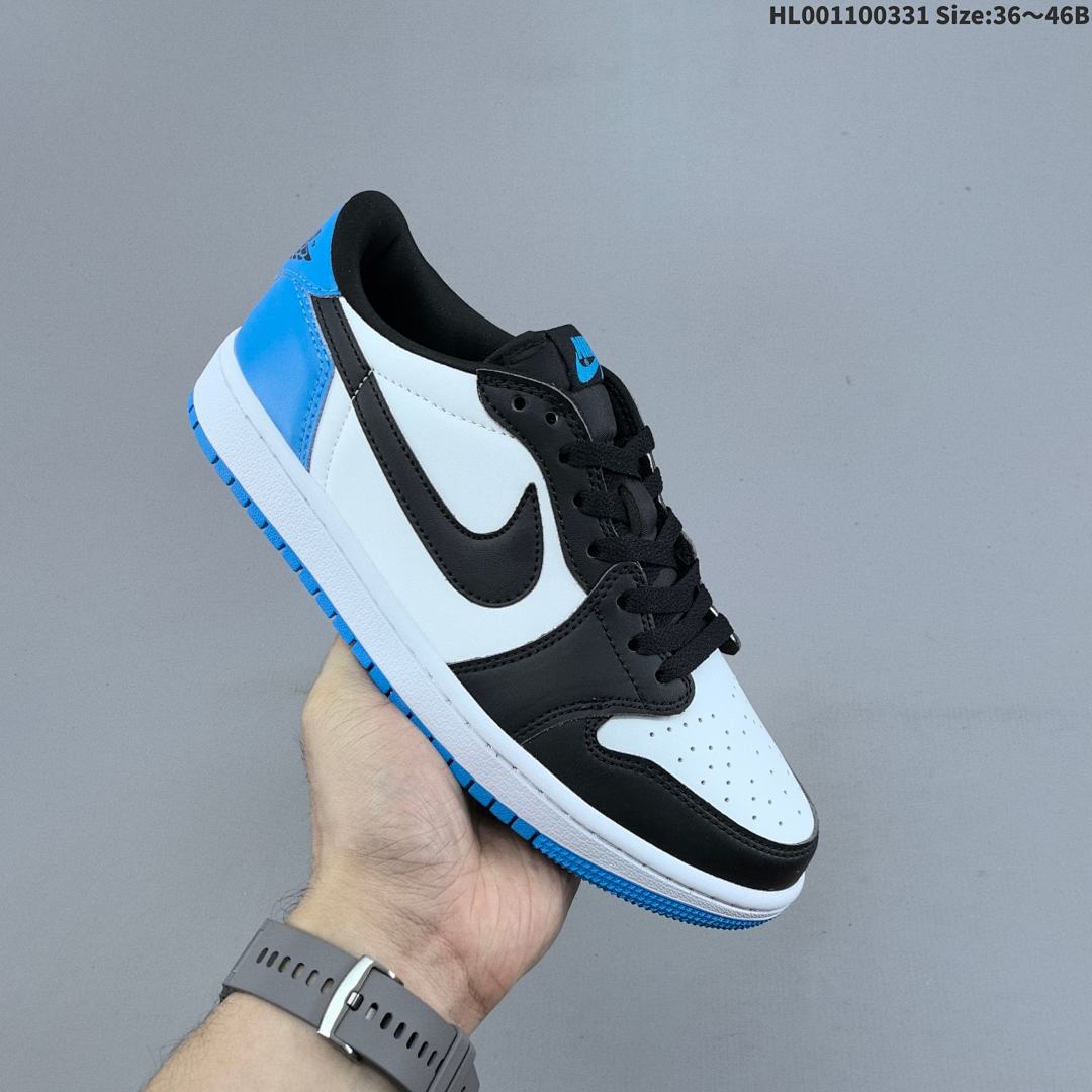 Air Jordan 1 Low OG "Black and Dark Powder Blue" AJ1 1 aj1 1 - foto 4