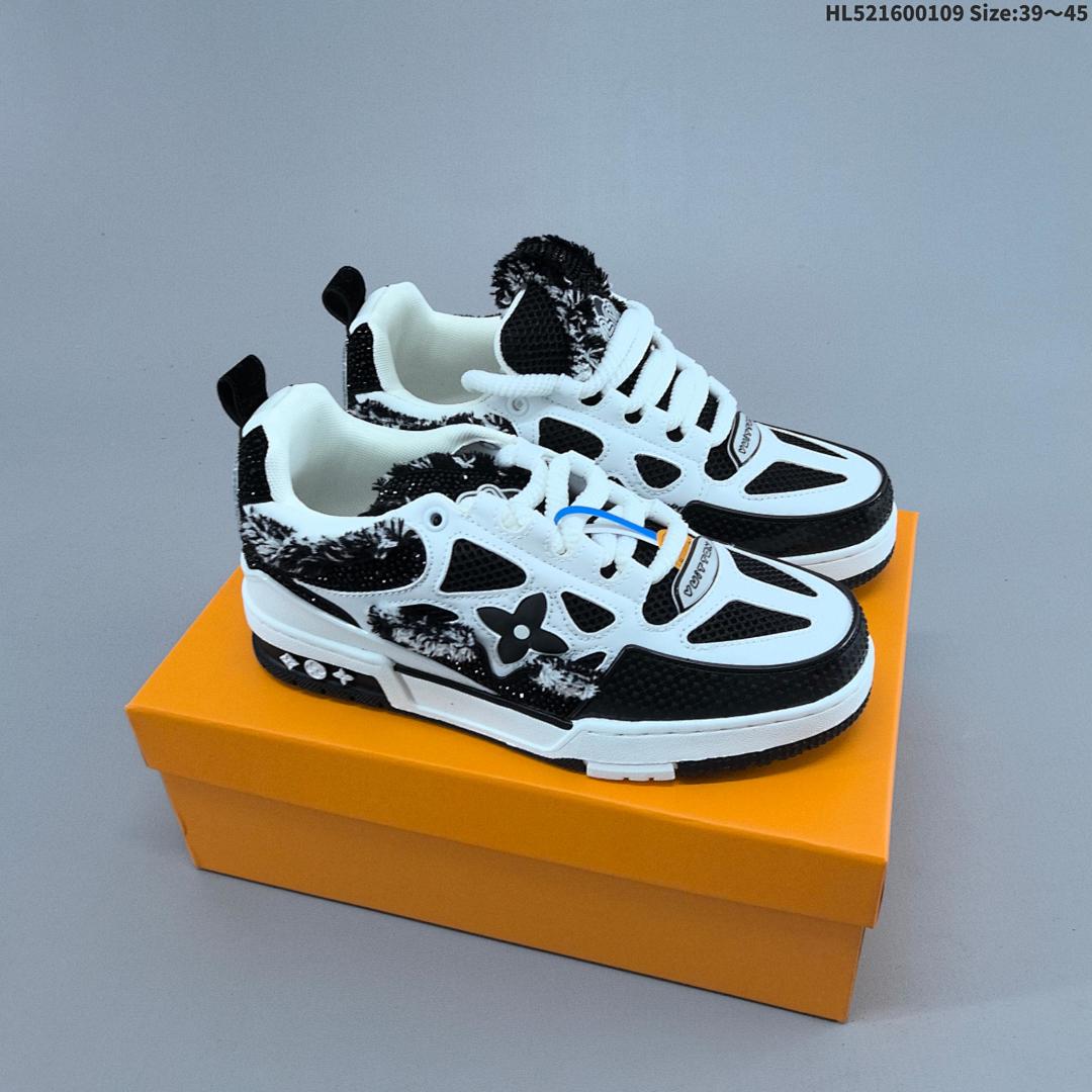 LV Louis Vuitton Trainer Sneaker Low ID Size 45 - foto 5