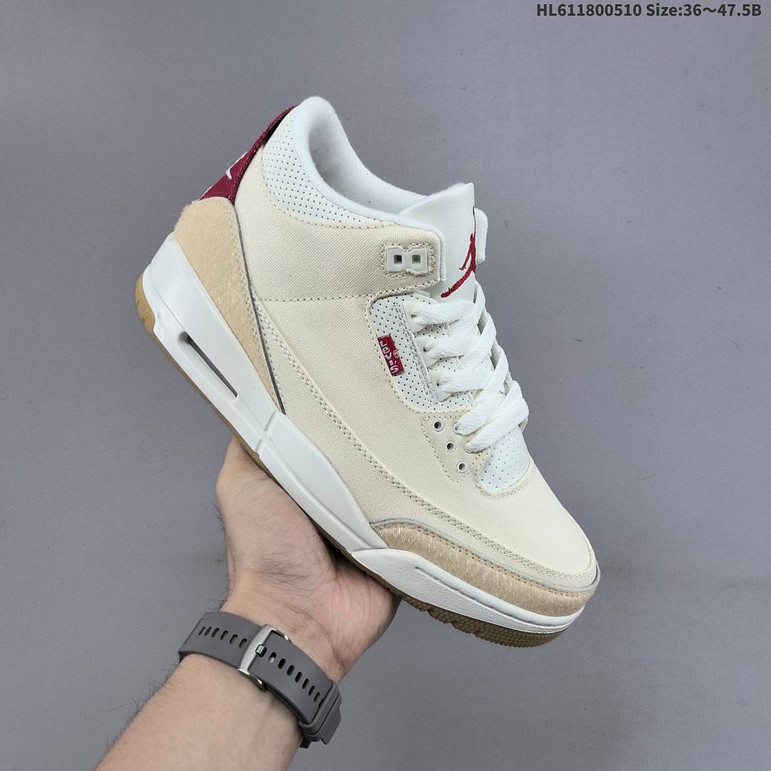 Levi& x27;s × JAir Jordan 3 Retro Jumpman "Year of the Horse" x AJ3 3 aj3 3 - foto 3