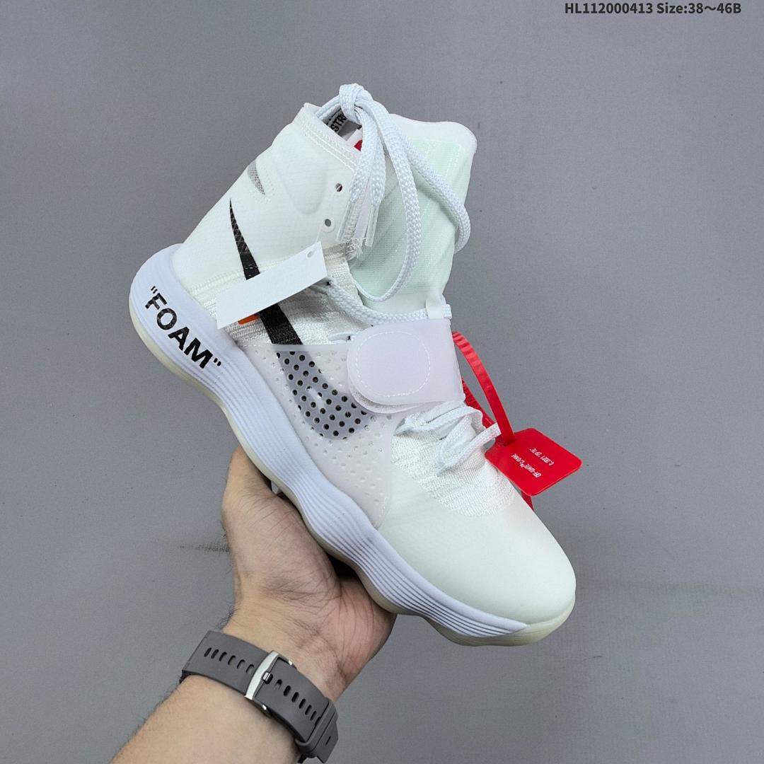 Nike React Hyperdunk Flyknit Off-White Virgil The Ten FK - foto 3