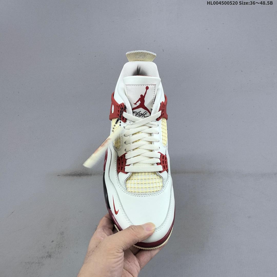 Nigel Sylvester x Air Jordan 4 "Sail Cinnabar" AJ4 4 aj4 4 - foto 5