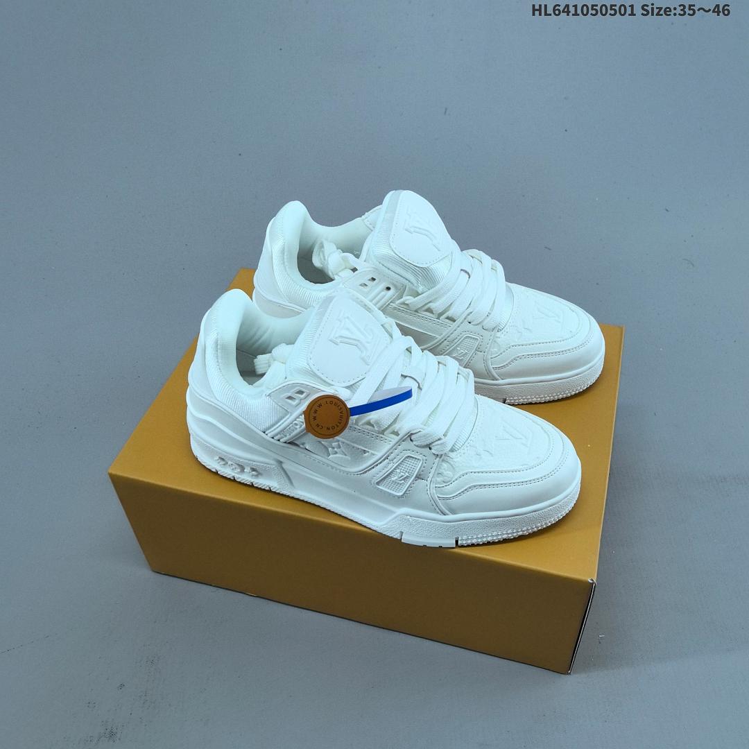 Louis Vuitton Trainer Sneaker Low LV ID Size 46