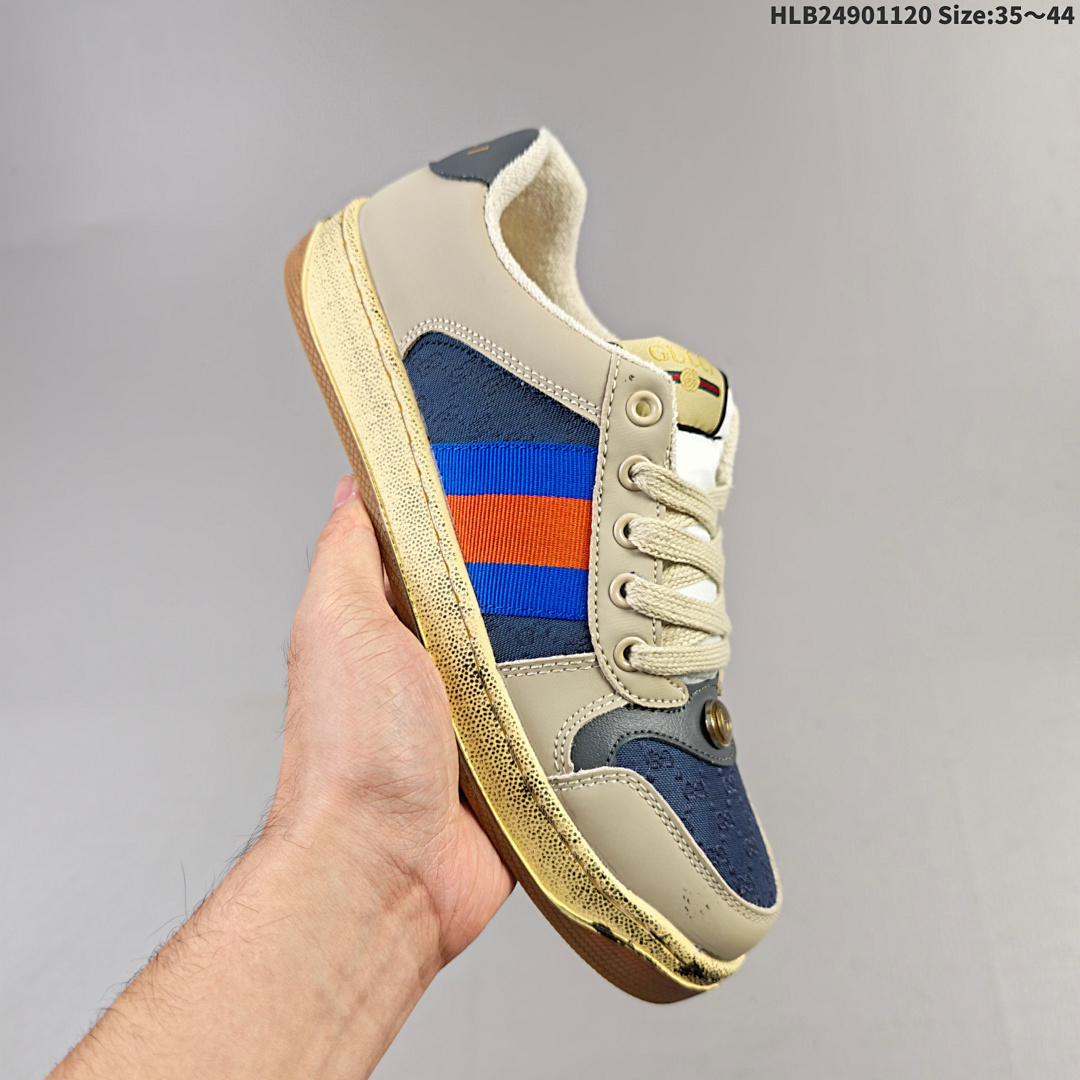 Gucci Gucci Distressed Screener sneaker Gucci HLB24901120 Size:3 - foto 12