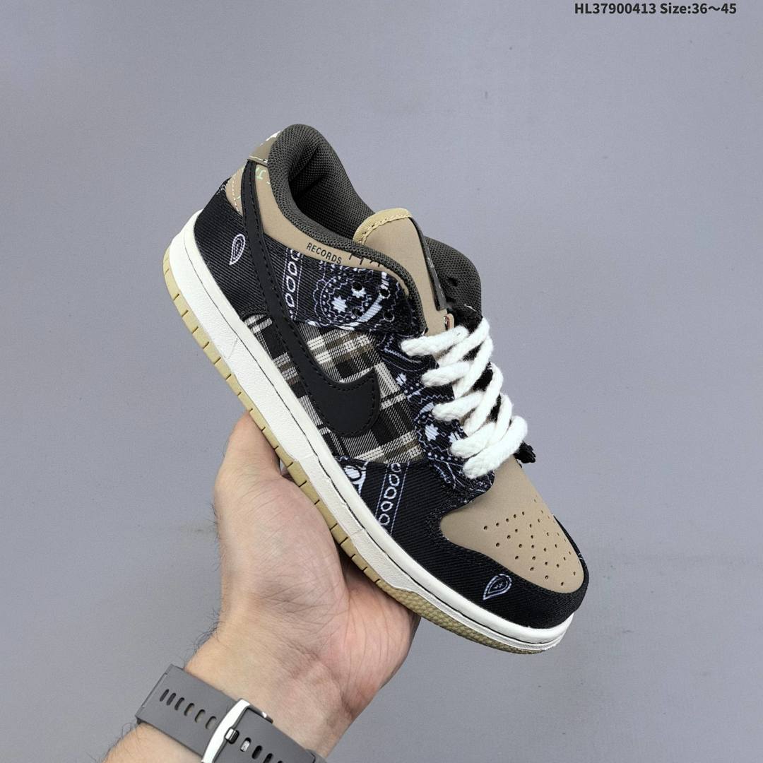 Travis Scott × SB Dunk Low AJ AF1 TS Nike - foto 3