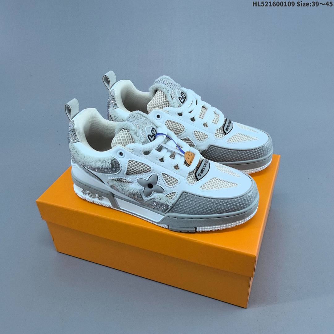 LV Louis Vuitton Trainer Sneaker Low ID Size 45 - foto 2