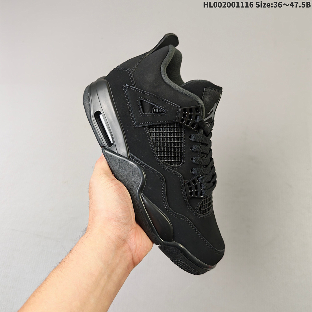 Air Jordan 4 Retro "Black Cat" AJ4 4 aj4 4 - foto 9