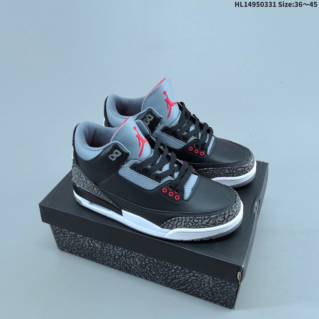 Nike Air Jordan 3 Retro · AJ3 -001 ID Size 45