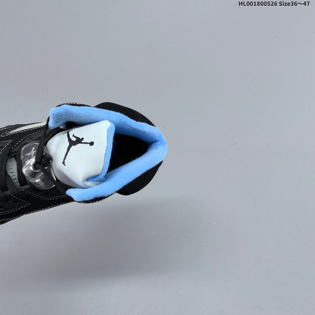 A Air Jordan 5 Retro "Black University Blue" AJ5 5 aj5 5 - foto 9