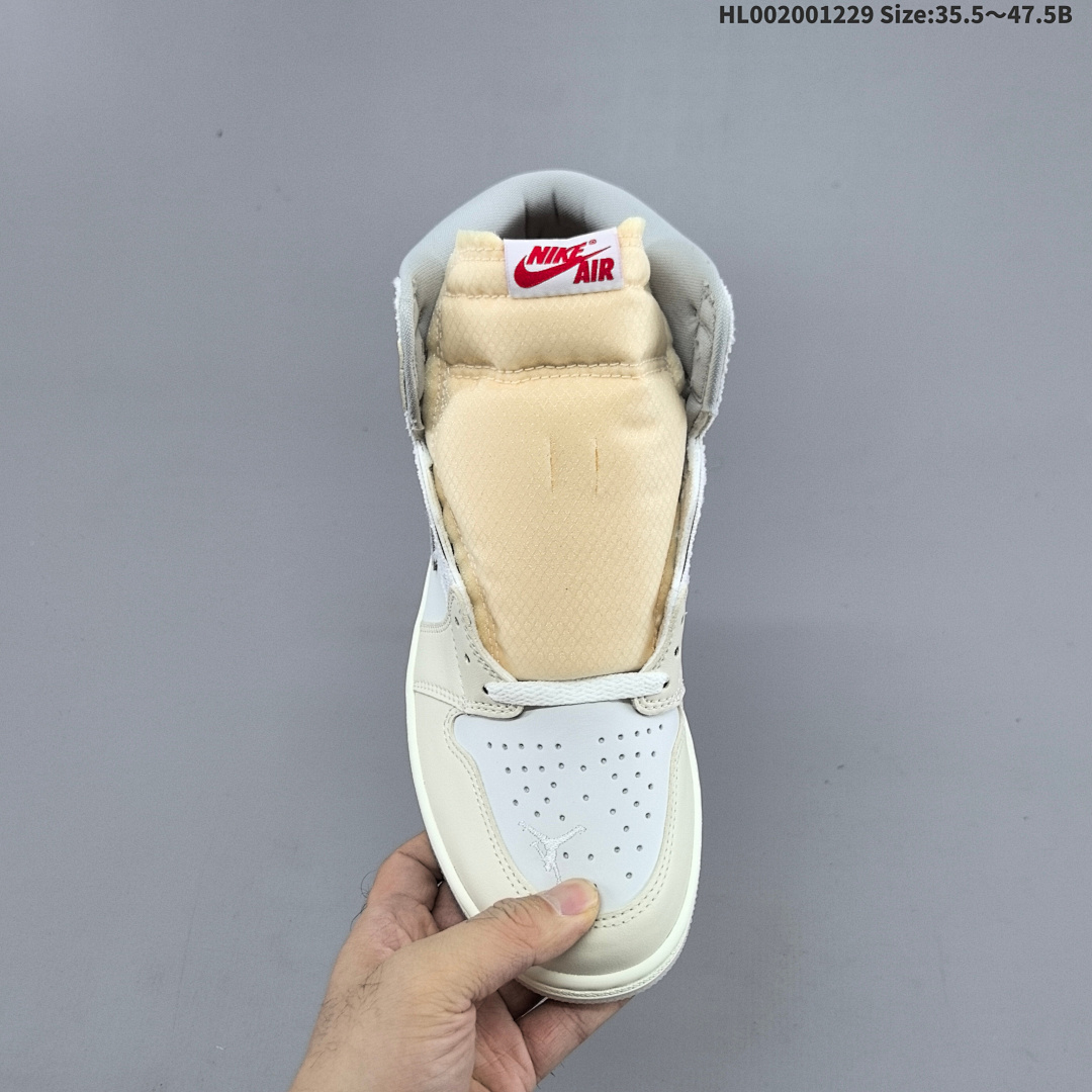 Air Jordan 1 High OG "Sail University Red" AJ1 1 aj1 1 - foto 6
