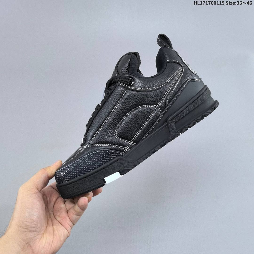 Louis Vuitton Trainer Sneaker Low LV ID Size 46 - foto 4