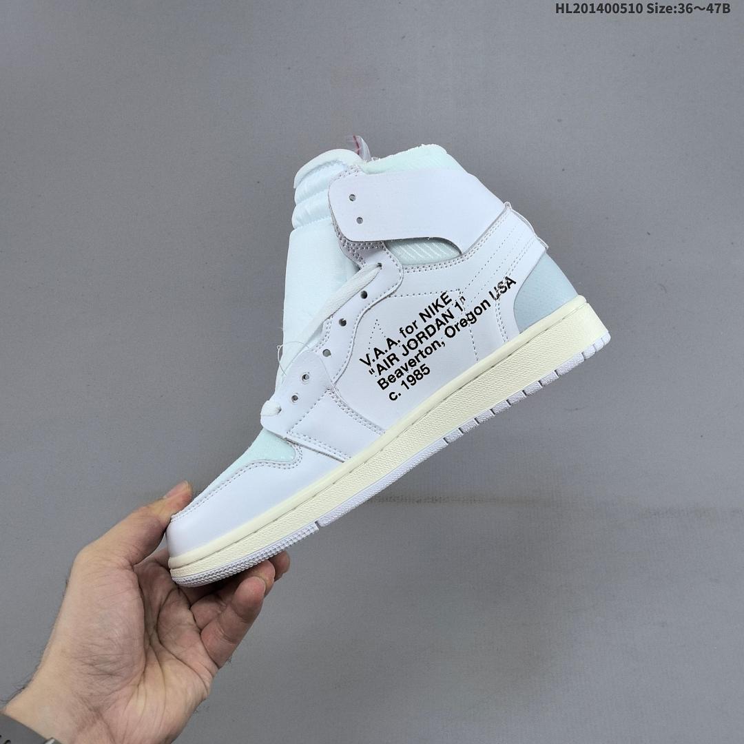 OFF-WHITE x Nike Air Jordan 1 Retro High OG “UNC” AJ1 1 aj1 1 Air Jorda - foto 4