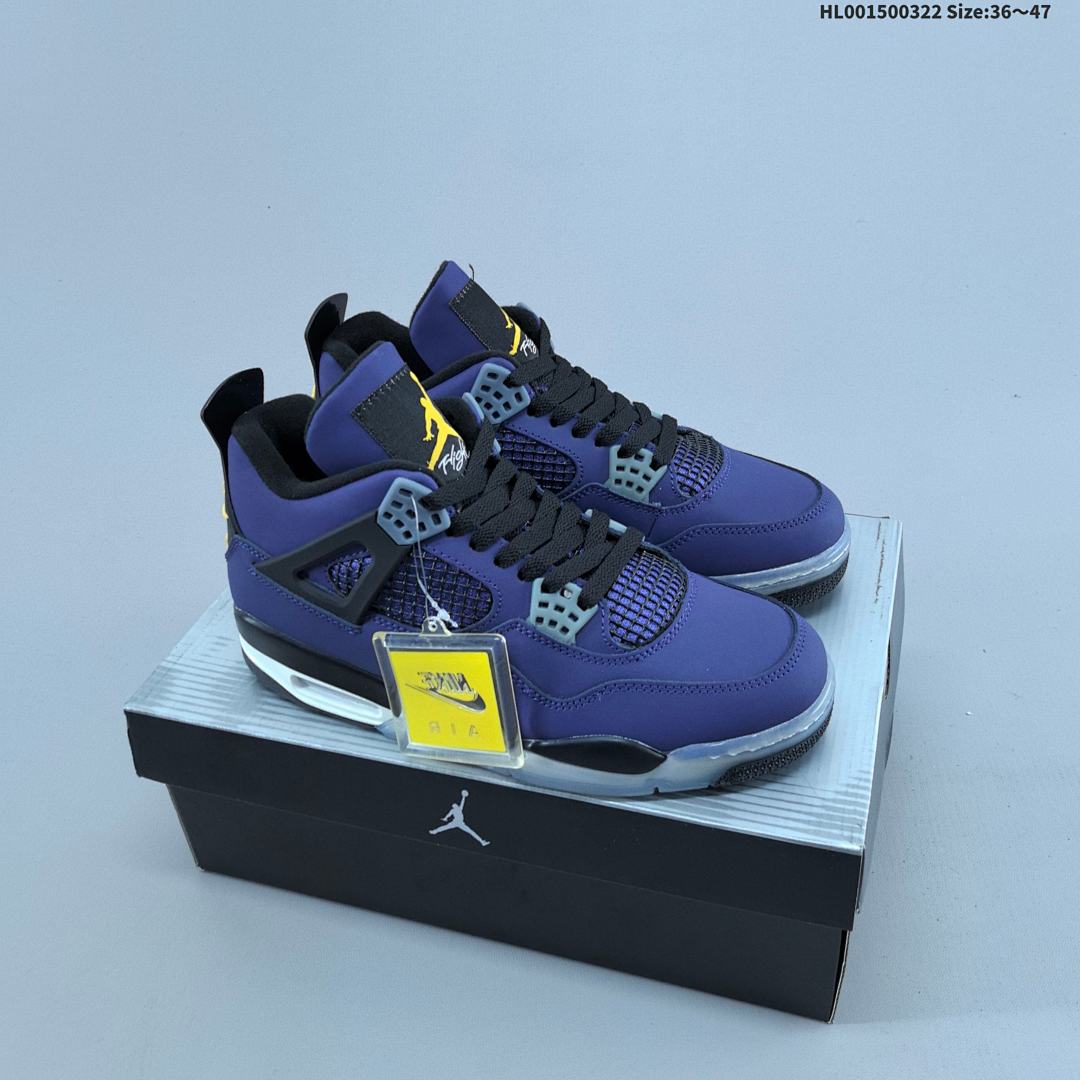 A Air Jordan 4 Retro OG "Imperial Purple" AJ4 4 aj4 4