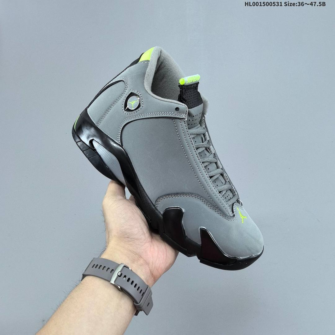 Air Jordan 14 Retro "Graphite Chartreuse" AJ14 14 aj14 14 - foto 3